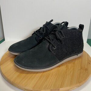 Merrell Women 8.5 Dark Gray Duskair Maui Chukka Booties Lace Up Leather Gorp